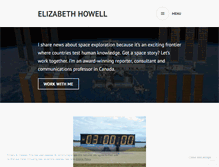 Tablet Screenshot of elizabethhowell.ca